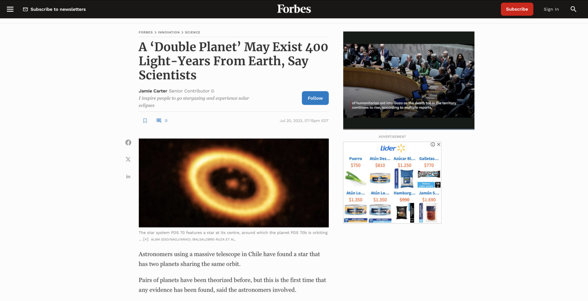 A ‘Double Planet’ May Exist 400 Light-Years From Earth, Say Scientists